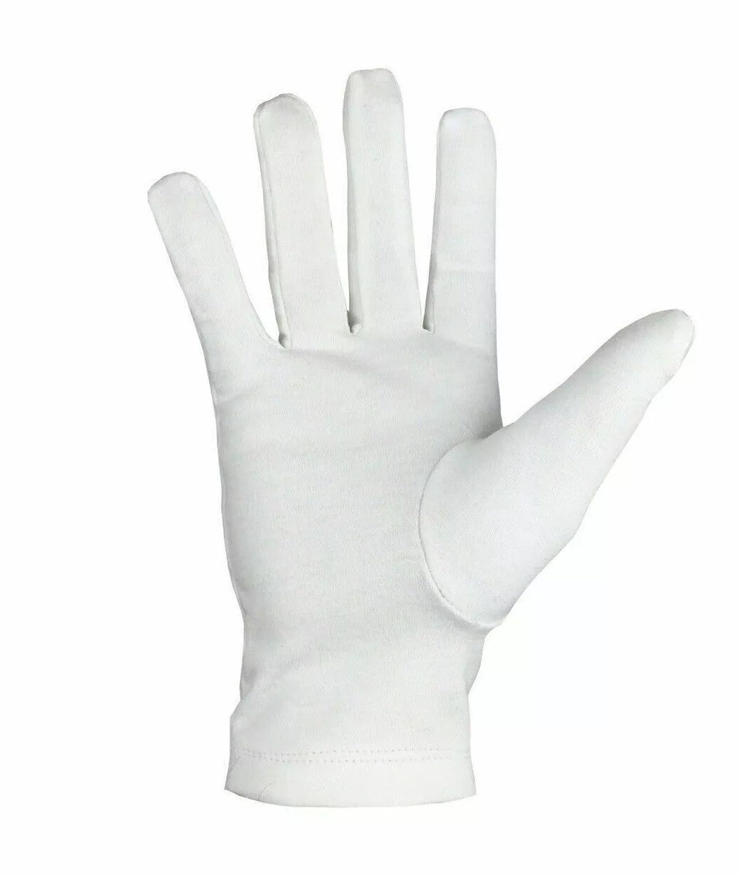 WHITE MASONIC COTTON GLOVES