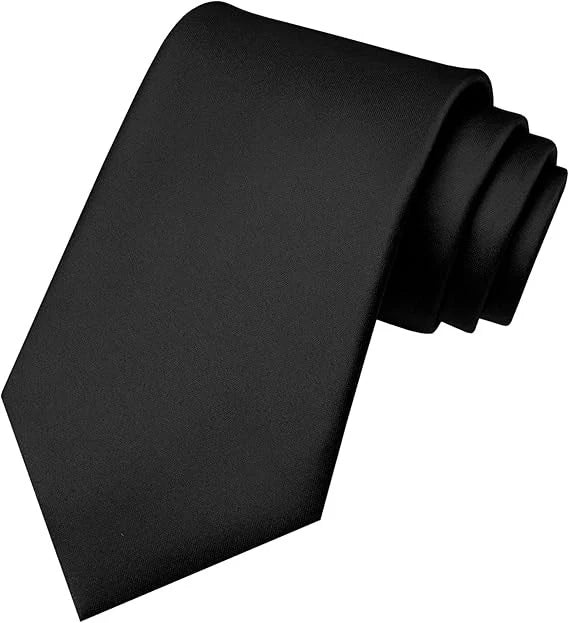 CLASSIC BLACK NECK TIE