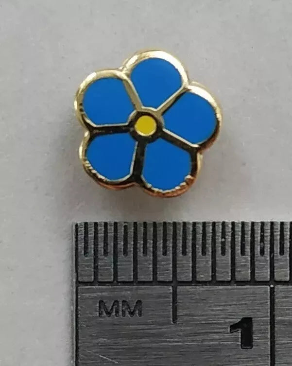 FORGET ME NOT TINY FREEMASON LAPEL PIN